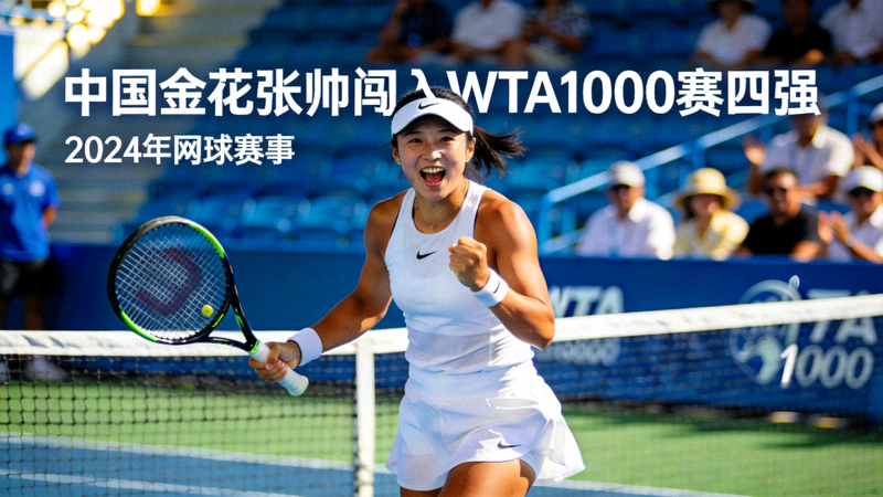 中国金花张帅闯入WTA1000赛四强