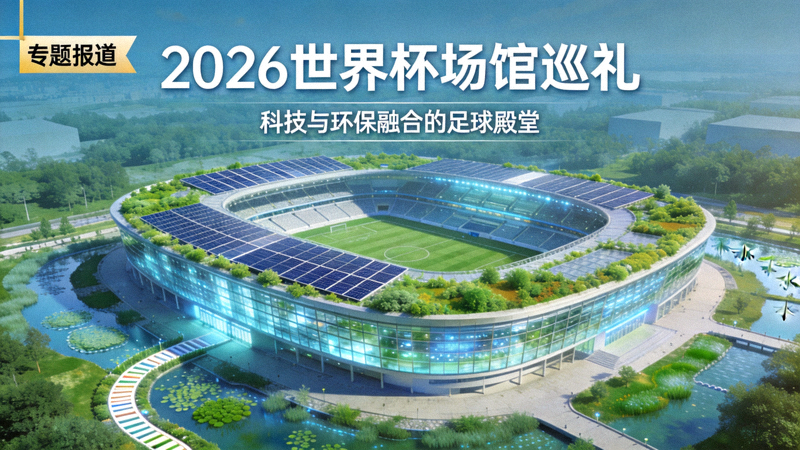 专题报道 2026世界杯场馆巡礼 科技与环保融合的足球殿堂